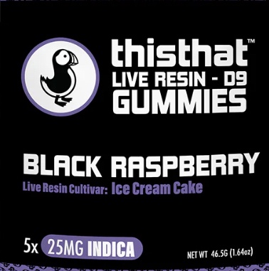 ThisThat Gummies / Black Raspberry Indica